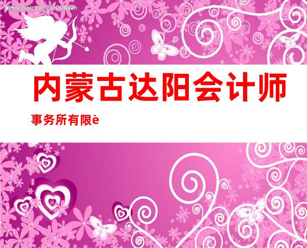 内蒙古达阳会计师事务所有限责任公司