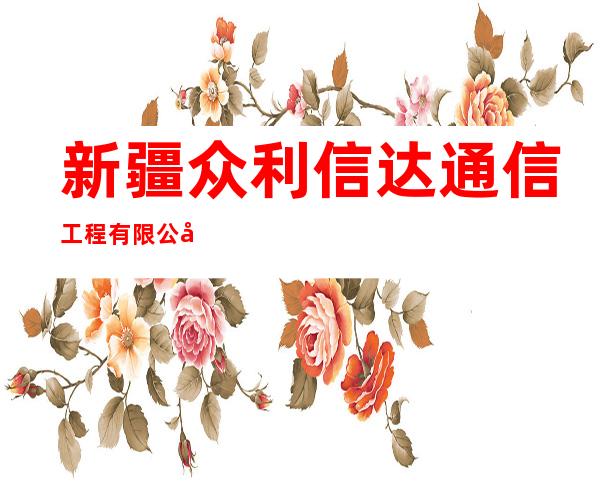 新疆众利信达通信工程有限公司