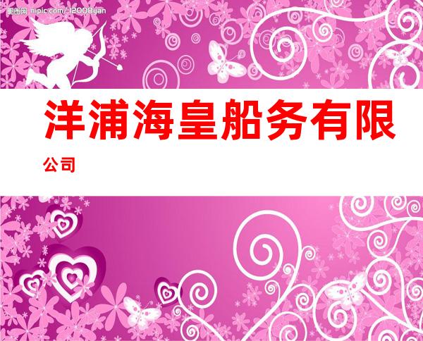 洋浦海皇船务有限公司