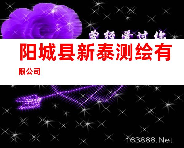 阳城县新泰测绘有限公司